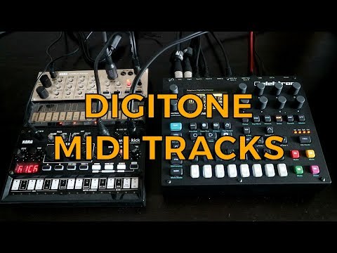Digitone MIDI Tracks - Sequencing External Gear (feat. Korg Volcas)