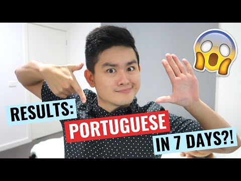 English Speaker Attempts Portuguese In 7 Days - RESULTS