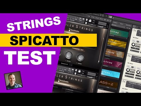 Spiccato Test: LASS, Fluid Shorts, Trailer Strings, Spitfire Chamber