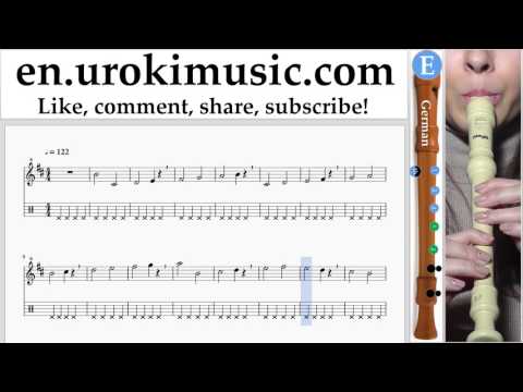 Recorder lessons (G.) Shawn Mendes - There's Nothing Holdin' Me Back Sheet Music Tutorial Part#1 um