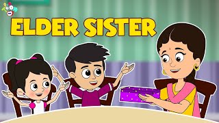 Elder Sister | Gattu's Sister | Types of Brother Sisters | Animated Moral Stories | English Cartoon