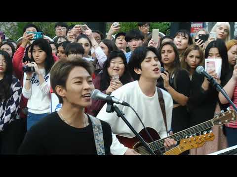 [180928] The Rose busking in Hongdae - Candy (so good)