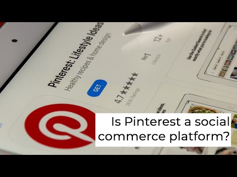 Is Pinterest a social commerce platform?  Watch this video and start to sell on Pinterest!