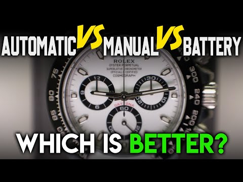 Automatic VS Manual VS Battery Powered Watches - DIFFERENCES EXPLAINED!