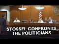 Stossel Confronts Politicians About Corruption Allegations
