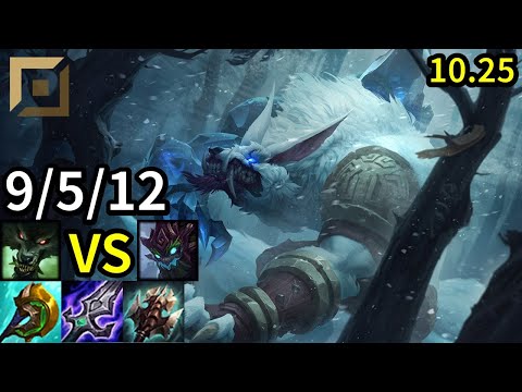 Warwick Top vs Maokai - KR Master | Patch 10.25