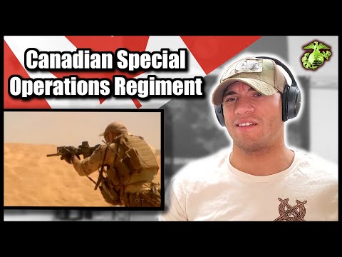 US Marine reacts to Canadian Special Operations Regiment (CSOR)