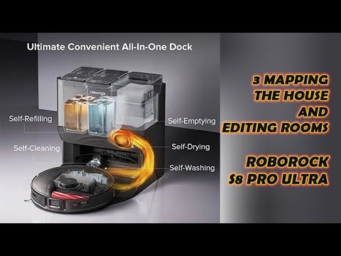 3 Mapping the House and Editing Rooms - Roborock S8 Pro Ultra