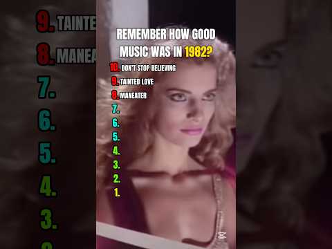How Good Was Music In 1982? #80smusic #1980s #nostalgia