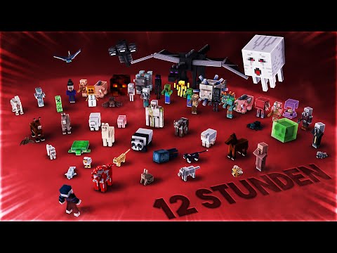 ALLE MINECRAFT MONSTER IN 12 STUNDEN TÖTEN