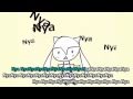 【Karaoke】Nyanyanyanyanyanyanya!【on vocal】 daniwell-P ...