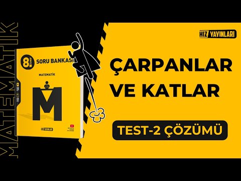 Hız Yayınları 8.Sınıf LGS Matematik | Test-2 Soru Çözümleri (Çarpanlar ve Katlar)