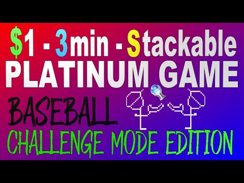 Very Easy $1 Platinum Game | Easy - Cheap - Fast | Baseball (Challenge Mode Edition)