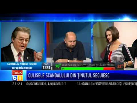 Corneliu Vadim Tudor, la Talk B1: In nicio tara din lume nu pot fi tolerate asemenea atacuri