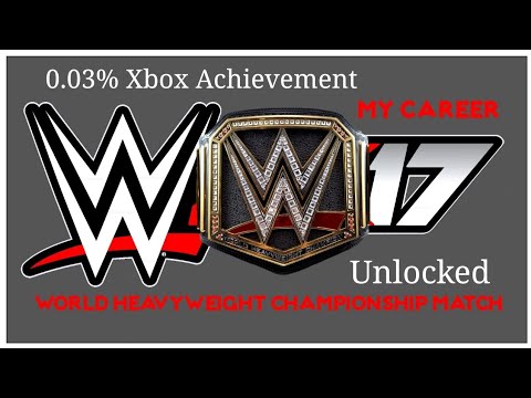 WWE 2K17 WWE World Heavyweight Championship Match. My career. #0.03%