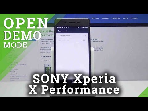 How to Open Demo Mode in SONY Xperia X Performance – Floor / Kiosk Mode