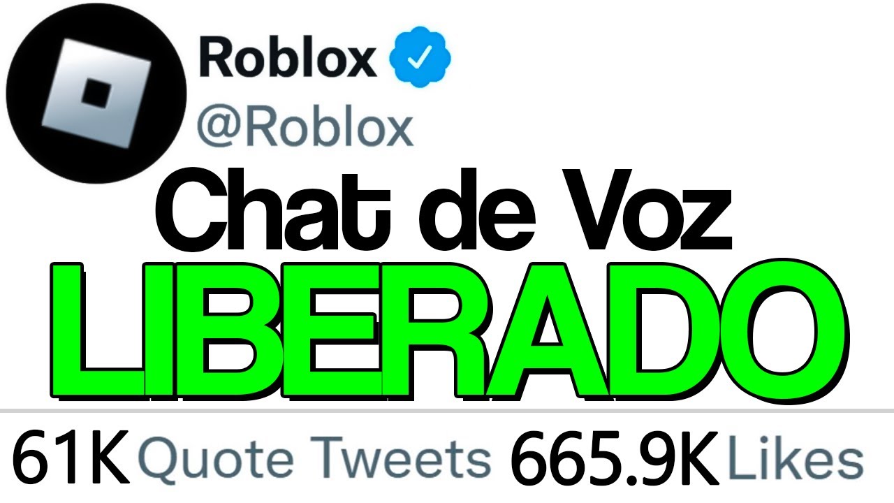 ROBLOX CHAT DE VOZ LIBERADO SEM NENHUMA VERIFICAÇÃO (nova atualização)