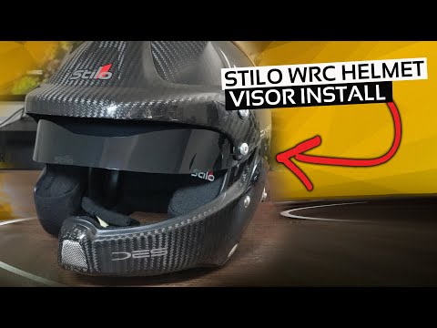 Stilo Rally Helmet - Installing Add-on Visor!