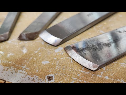 SKEW CHISEL __How to shape, sharpen and set it up PART 1