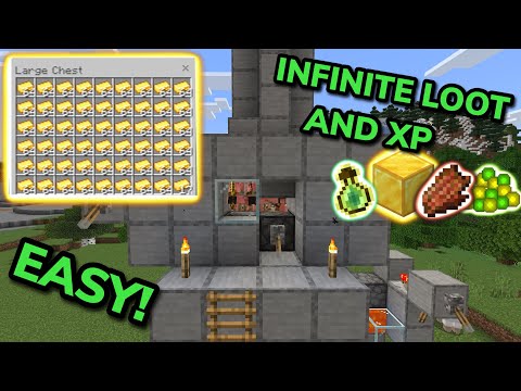 JC Playz - BEST SIMPLE 1.20 GOLD AND XP FARM TUTORIAL in Minecraft Bedrock (MCPE/Xbox/PS4/Switch/PC)