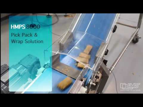 High Speed Robotic Picker & Place with Robotic Case Packer