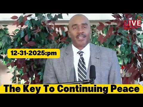 Pastor Gino Jenning - The Key To Continuing Peace| December 31th, 2025