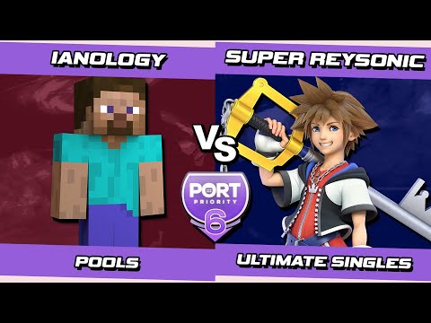 Port 6 Pools - Ianology (Steve) Vs. Super reysonic (Sora) SSBU Ultimate Tournament