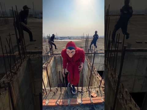 Money Heist vs Police || 6.0 #shorts #parkour #moneyheist #police