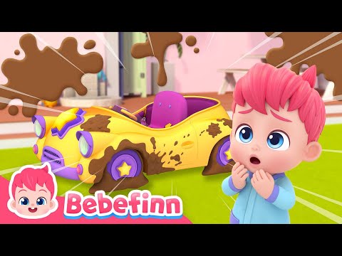 Wash the Car 🧼🚗 | Bebefinn Sing Along2 | Magical Nursery Rhymes For Kids