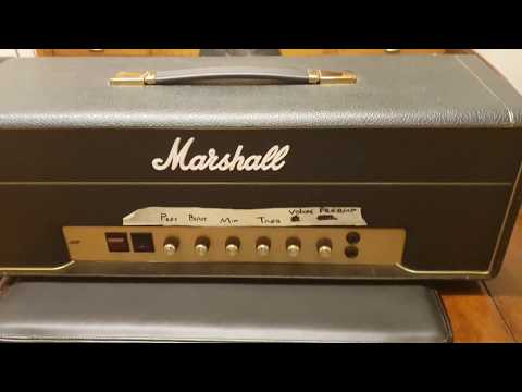 Marshall JMP 50 Watt 1978 Celebrity ARTIST owned Dan Hawkins of The Darkness Recording  Guitar Amp image 17