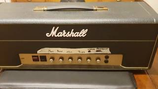 Video thumbnail for 1978 MARSHALL JMP 50 WATT MASTER MODEL 50w MK2 LEAD RECORDING AMP DAN HAWKINS OF THE DARKNESS by Essex Recording Studios