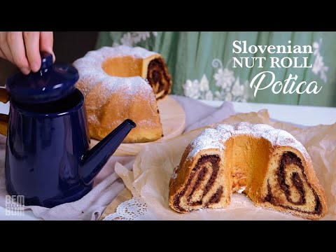 Slovenian Sweet Bread "POTICA". One Slice is Never Enough!