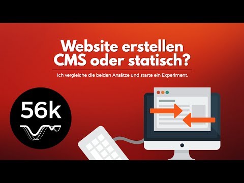 Website erstellen: Wordpress-, Drupal-CMS oder Static Site Generator? - 56k Episode 001