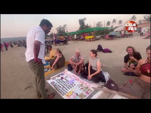 Madrem MLA Jit Arolkar’s surprise visit at Arambol Beach.