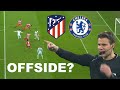 Giroud Not Offside? Bicycle Kick Goal | Analysis: Atletico Madrid 0-1 Chelsea (Hermoso Assist)