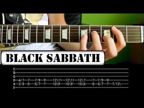 Jak zagrać - Black Sabbath - Iron Man - Intro + Solo - Lekcja HD