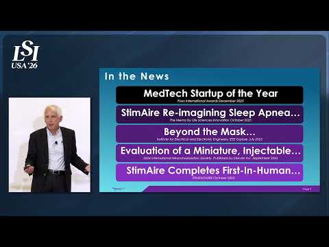 Tarek Makansi, StimAire INC - Implantable sleep apnea treatment without CPAP | LSI USA '26