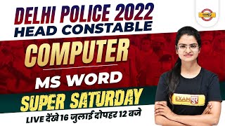 DELHI POLICE HEAD CONSTABLE COMPUTER CLASS  COMPUT