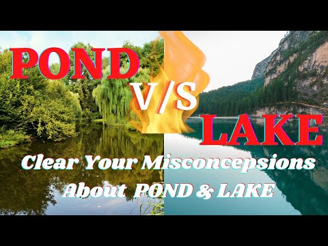 池 vs 湖 |池と湖の違い #地理的視覚 #池と湖の違い