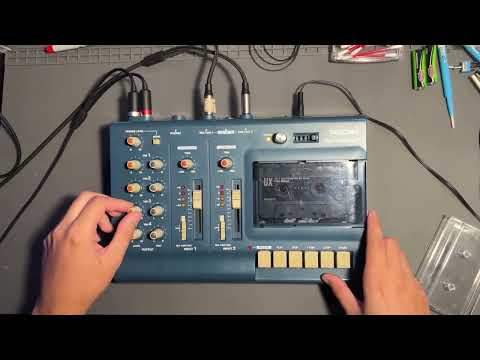Serviced & Modified TASCAM Porta 02 MKII Ministudio Multitrack 4-Track Cassette Recorder - Pitch Modded image 10