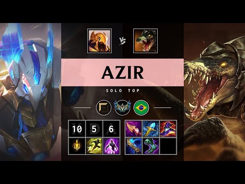 Azir Top vs Renekton - BR Challenger Patch 25.16