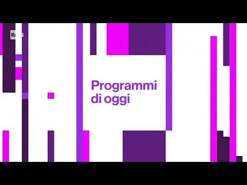 Rai 4 - Cartello "Programmi di oggi" (2017/2019)