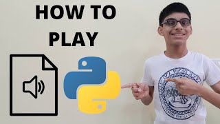 How to play audio files using Python - playsound module