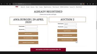 BKB | SHIFT DX | Digital Auction Tutorials | Login to auction as bidder