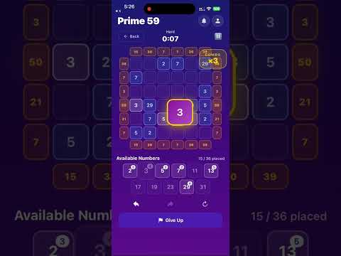 Prime 59 - Number Puzzle