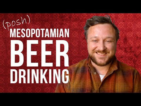 Gareth's Posh Mesopotamian Beer Drinking | #CuratorsCornered Ostentatiously Decorated Mundane Object