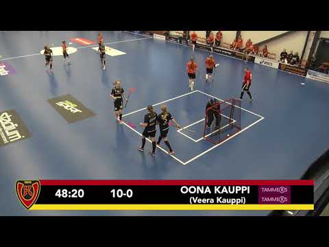 Naisten Liiga: Koovee – O2-Jyväskylä, 28.10.2017, Maalikooste