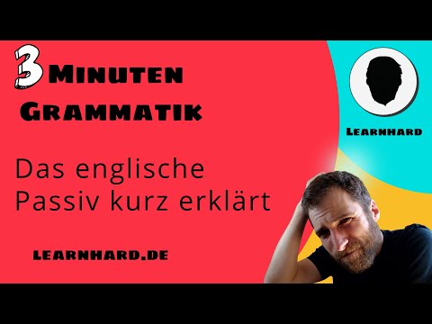 Passive in English - explained in 3 minutes - English passive