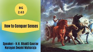 How to Conquer Senses ||BG.2.63|| H.H Bhakti Gaurav Narayan Swami Maharaja