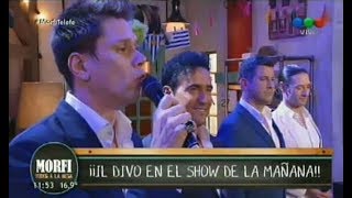 IL DIVO "Por una cabeza" , "Quizás, quizás, quizás" & Interview Buenos Aires 27-10-2017